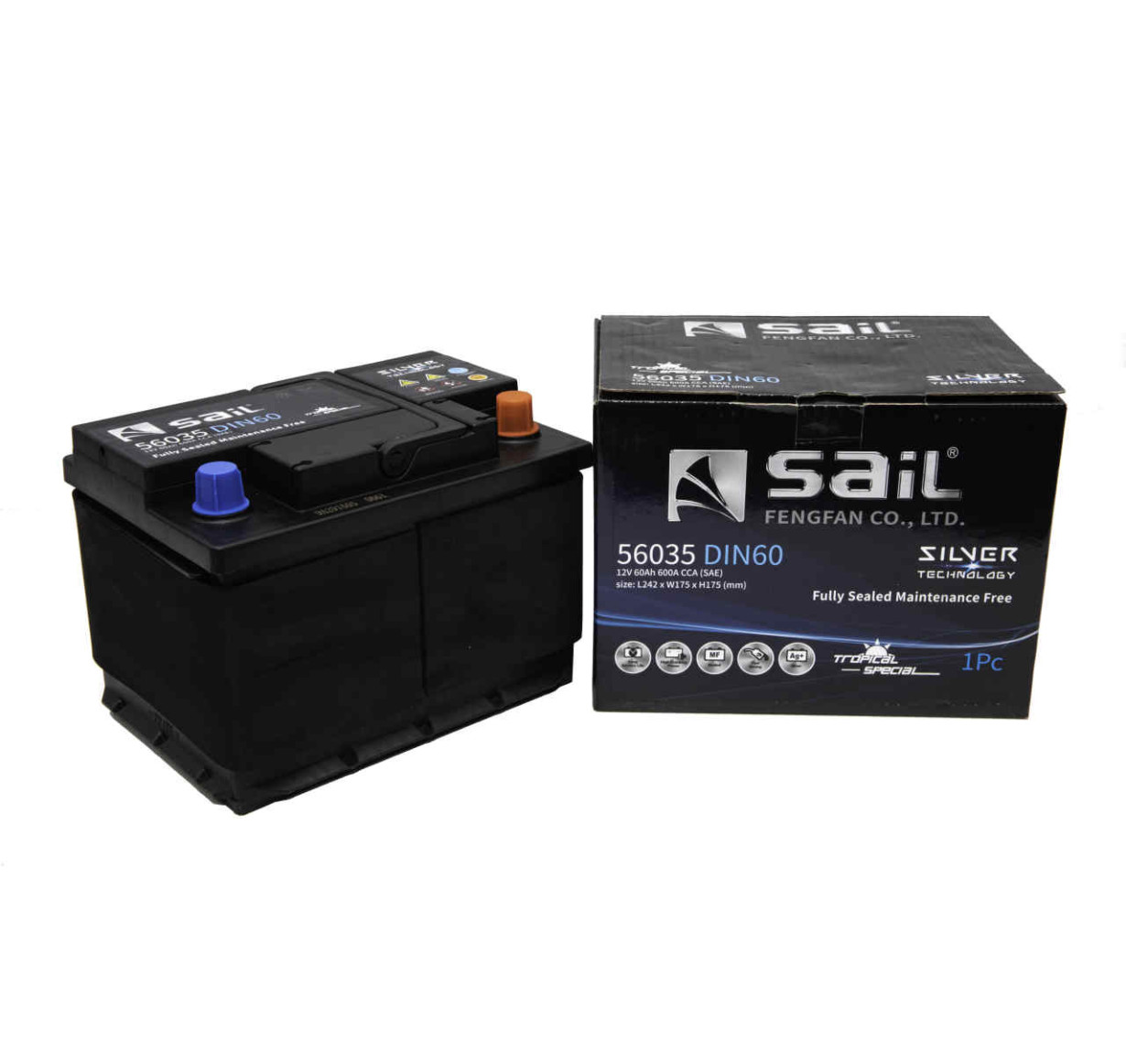 56035 DIN60 Sail Silver Technology