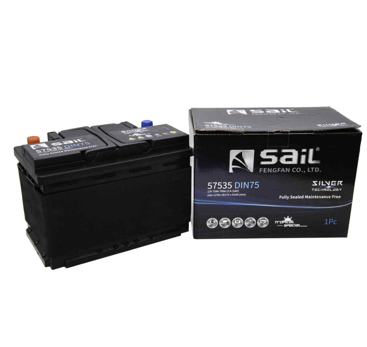 57535 DIN75 Sail Silver Technology