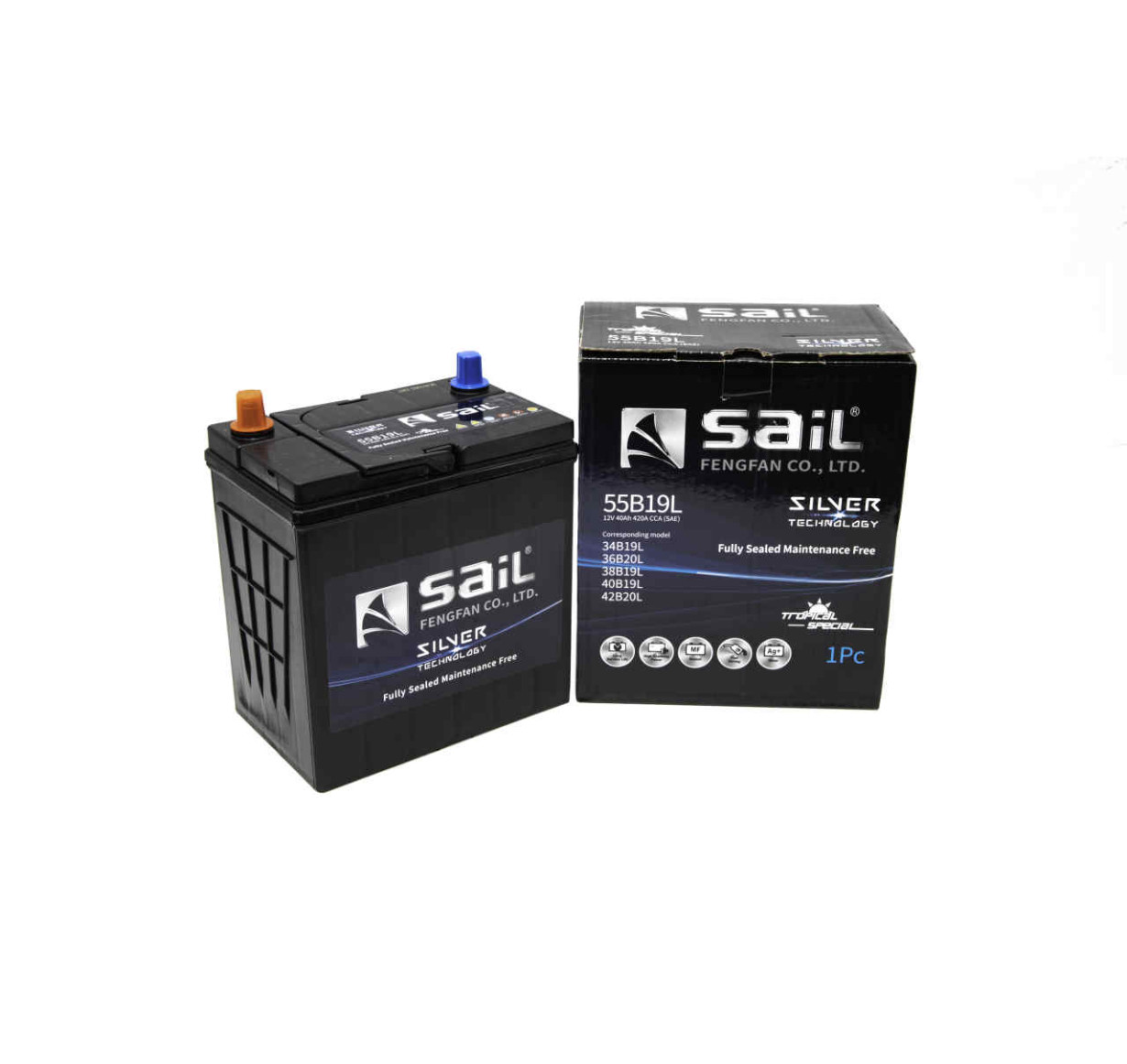 55B19L Sail Silver Technology