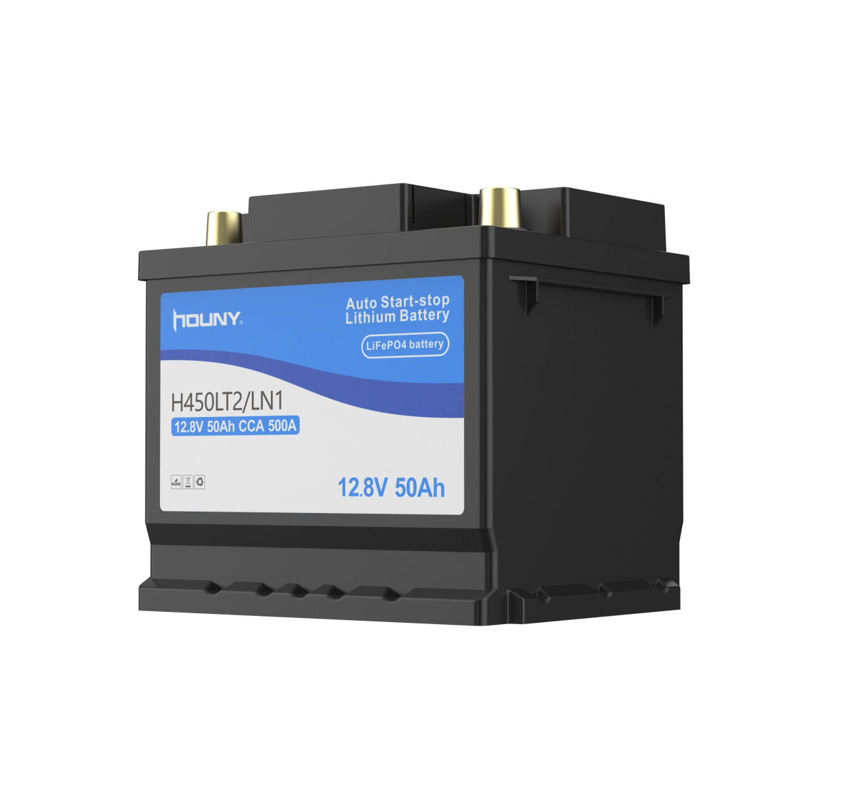 50Ah DIN50 LN1 Houny Lithium Ion LiFePO4