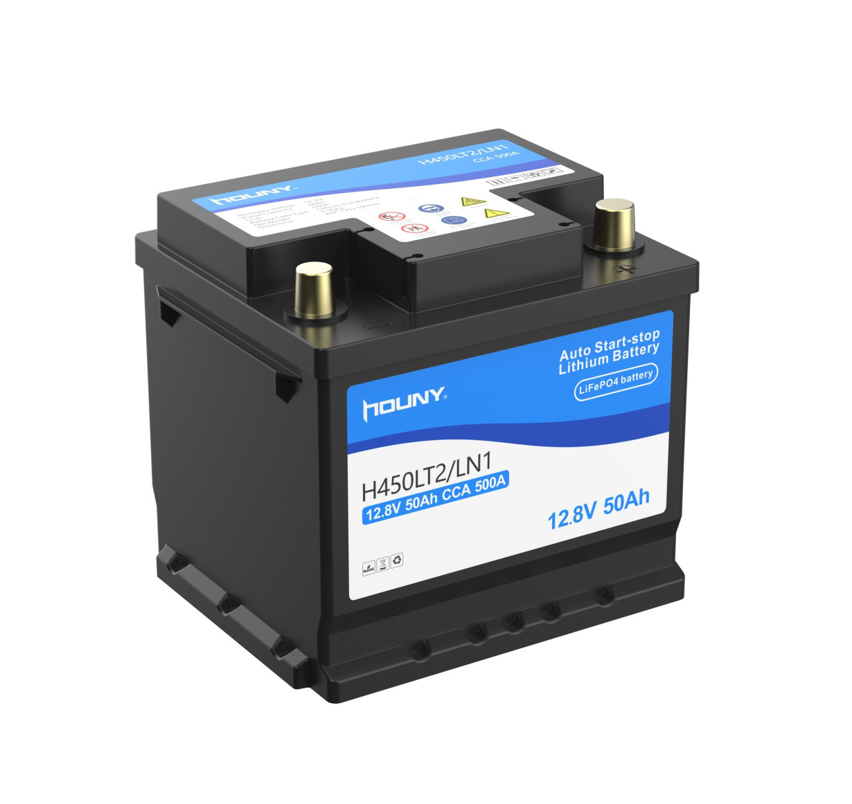 50Ah DIN50 LN1 Houny Lithium Ion LiFePO4